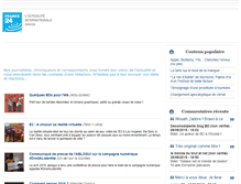 Tablet Screenshot of blogs.france24.com