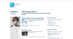 Desktop Screenshot of emergingworld.blogs.france24.com