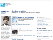 Tablet Screenshot of emergingworld.blogs.france24.com