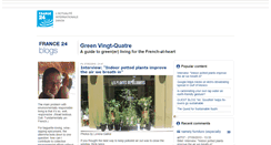 Desktop Screenshot of greenvingtquatre.blogs.france24.com
