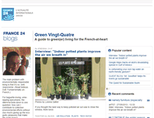 Tablet Screenshot of greenvingtquatre.blogs.france24.com