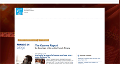 Desktop Screenshot of cannesreport.blogs.france24.com